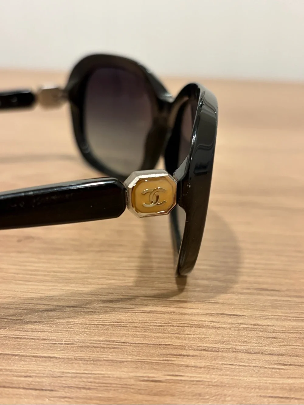 Chanel 5286 Black Oversized Polarized Sunglasses – Made in Italy